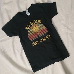 No Good Can't Hear You Labyrinth Door Knocker Sunset Short Sleeve Ladies T-Shirt